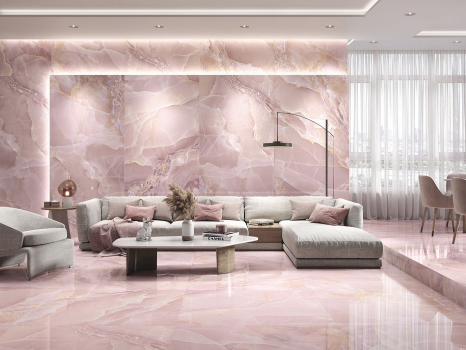 ONYX ROSE 120X120 SPANISH PORCELAIN BATHROOM & KITCHEN FLOOR AND WALL TILES