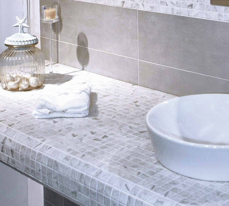 MOSAIC Calacatta - Size 31.6x31.6 Swimming Pool Bathroom Kitchen Wall Floor Tiles