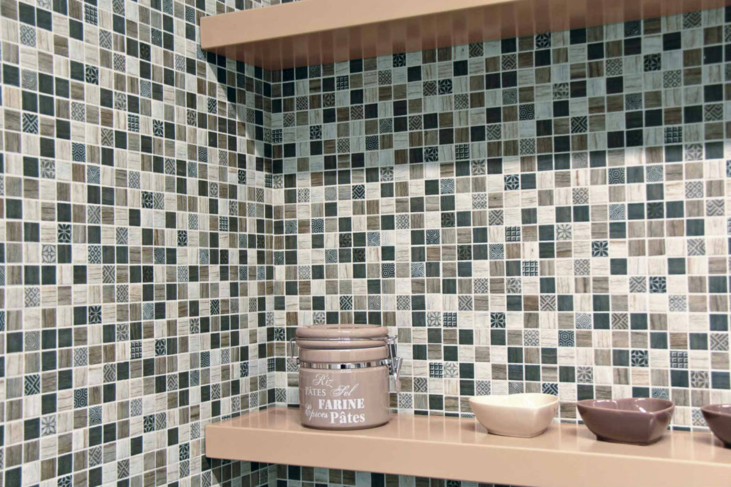 MOSAIC Forest Tilos - Size 31.6x31.6 Swimming Pool Bathroom Kitchen Wall Floor Tiles