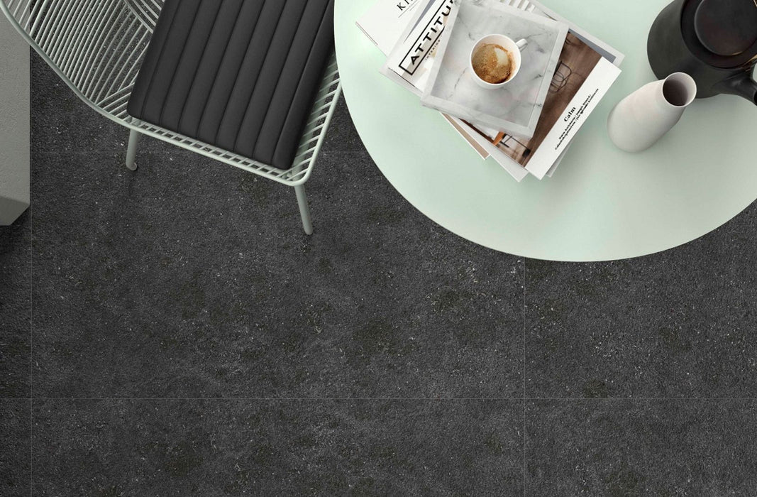 KALKSTEN NIGHT 90X90 SPANISH PORCELAIN FLOOR AND WALL TILES