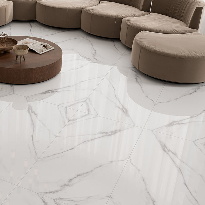 CARRARA 60X120 BOOKMATCHED SPANISH PORCELAIN TILES