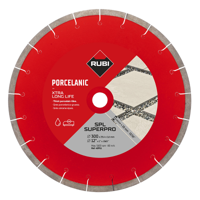 Rubi SPL EXT SUPERPRO Diamond Blade For Porcelain Stoneware J-SLOT (Choice Of Size)