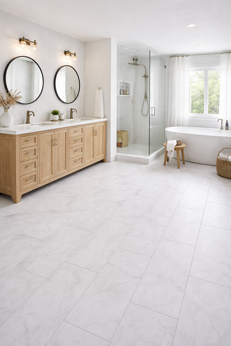 FOREST WHITE 10x60 HERRINGBONE FLOOR&WALL TILES KITCHEN AND BATHROOM