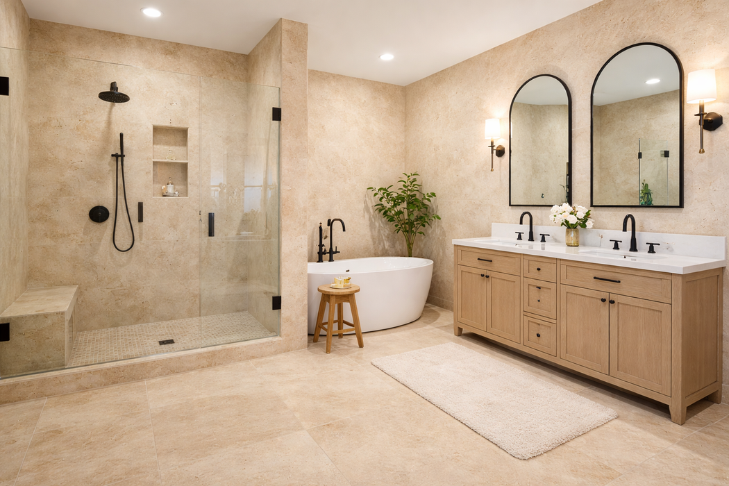 DERBY BEIGE 58.5X58.5 PORCELAIN SPANISH WALL & FLOOR BATHROOM TILES