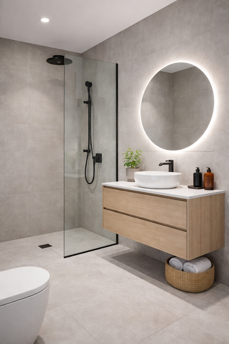 MATERIA GREY 59X120 PORCELAIN SPANISH WALL & FLOOR BATHROOM TILES