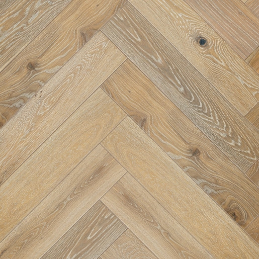 ELKA HERRINGBONE WHITEWASHED OAK ELKA14HBWWOAK