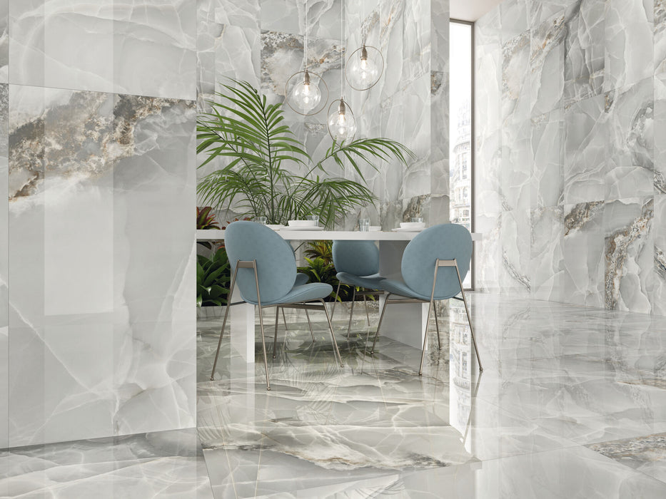 AGATE GREY PULIDO 60x120x0.6 PORCELAIN SPANISH WALL & FLOOR BATHROOM TILES