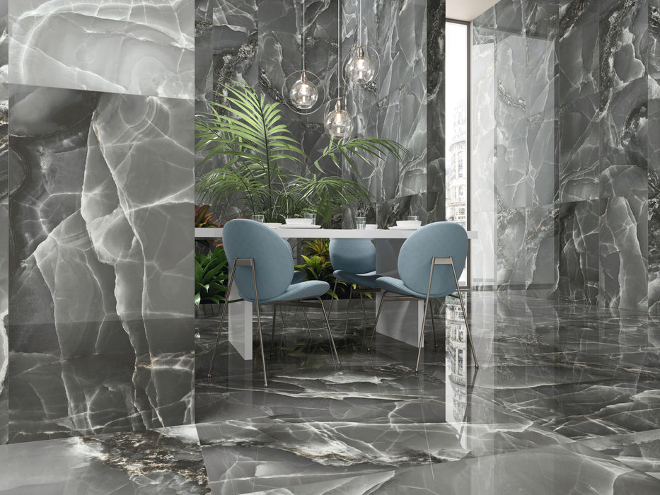 AGATE DARK PULIDO 60x120x0.6 PORCELAIN SPANISH WALL & FLOOR BATHROOM TILES