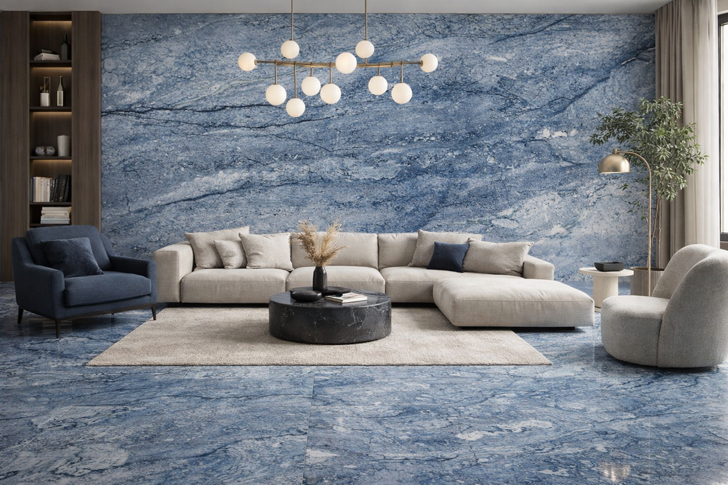 MILOS BLUE 60X120 PORCELAIN SPANISH WALL & FLOOR BATHROOM TILES