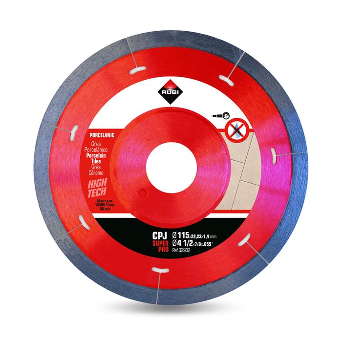 Rubi CPJ SUPERPRO J-Slot Diamond Blade For Angle Grinders