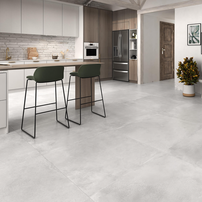 CONCRETE PEARL 75X75 PORCELAIN SPANISH WALL & FLOOR BATHROOM TILES