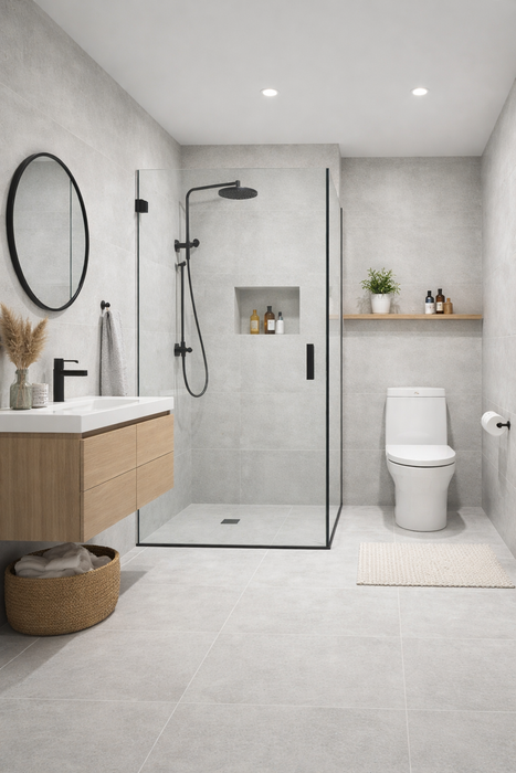 BENICASIM GREY 25X60 SPANISH KITCHEN&BATHROOM WALL TILES