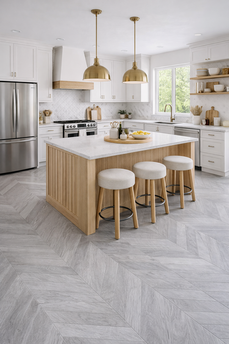 CHEVRON BAKU CENIZA 60X120 SPANISH PORCELAIN BATHROOM&KITCHEN FLOOR TILES