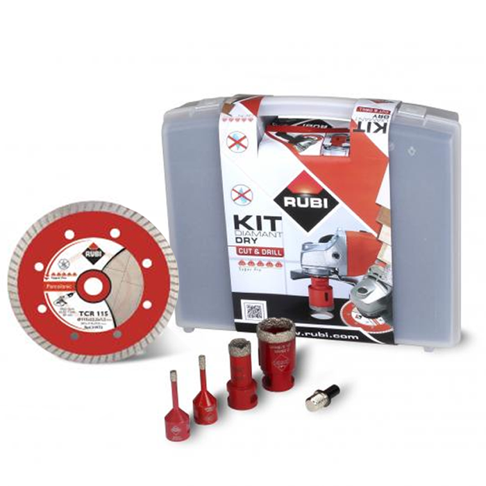 Rubi Dry Cut Bathroom Diamond Hole Cutter Set 68923