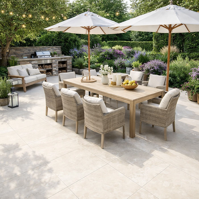 CRYSTAL WHITE 60X90 2CM OUTDOOR