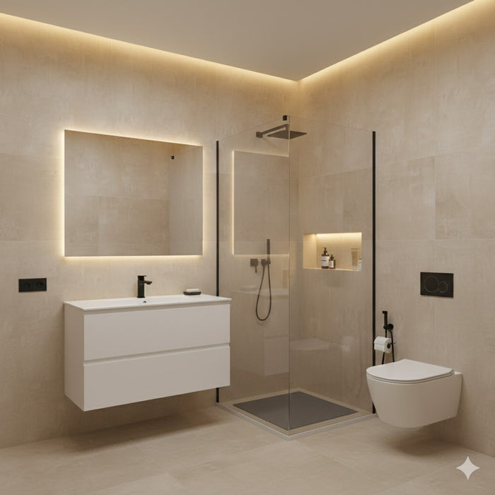 TECNO CREMA 58.5X58.5 PORCELAIN SPANISH WALL & FLOOR BATHROOM TILES