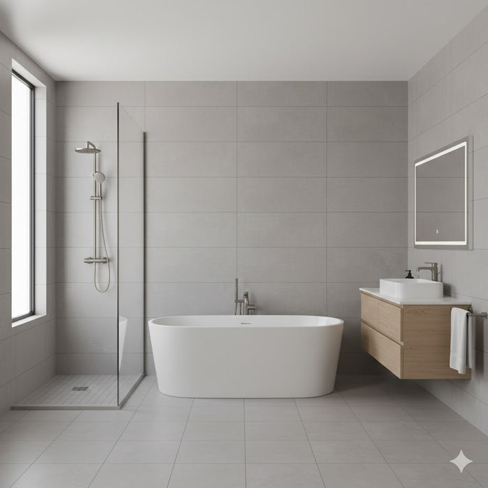 HALLEY LIGHT 90X90 SPANISH PORCELAIN TILES INDOOR&OUTDOOR SUITABLE FOR BATHROOM AND KITCHEN