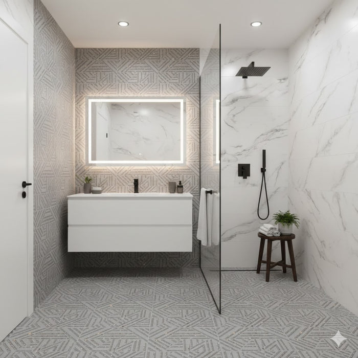 ESS. RLV. GOBI GRIGIO 60X120 PORCELAIN SPANISH WALL & FLOOR BATHROOM TILES