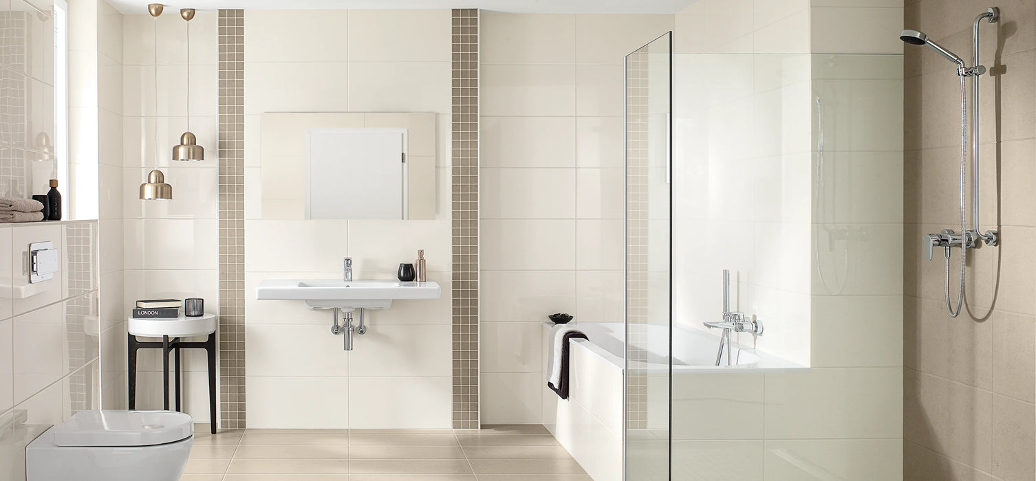 Villeroy & Boch Matt White Wall Tile -  1341 SW00 - PK5 - 300x900mm