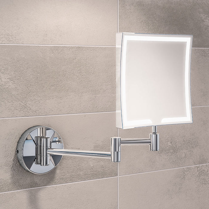 Square LED vanity mirror White LED