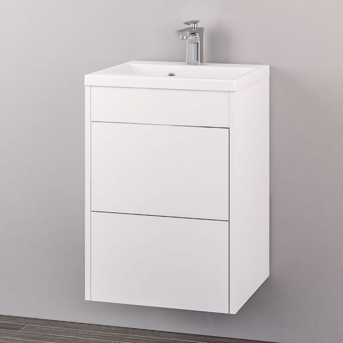 Oslo 44 wall hung push drawer unit