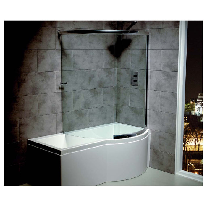 Urban Showerbath LH 1700 x 750/900mm 5mm White