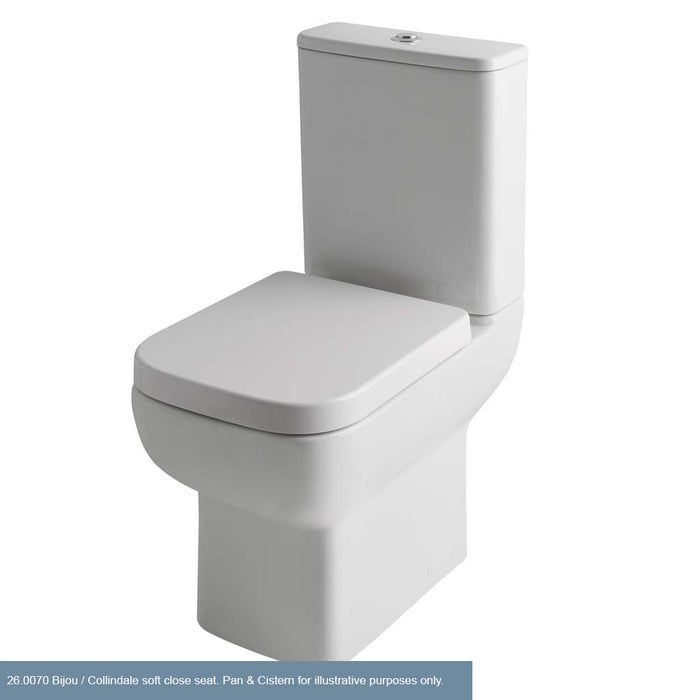 Bijou/Collindale Soft close seat White