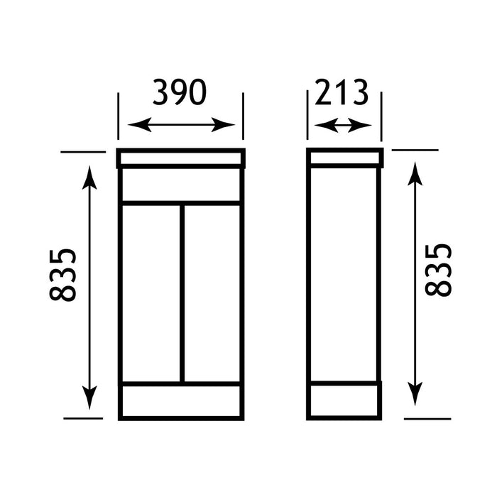 Oslo 39cm base unit