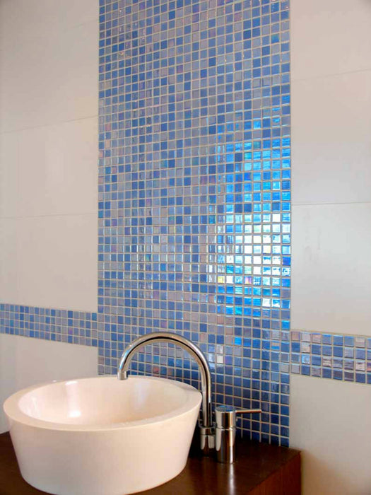 Swimming Pool Tiles  MOSAIC Acquaris Celeste Size 31.6x31.6 PRICE FOR BOX