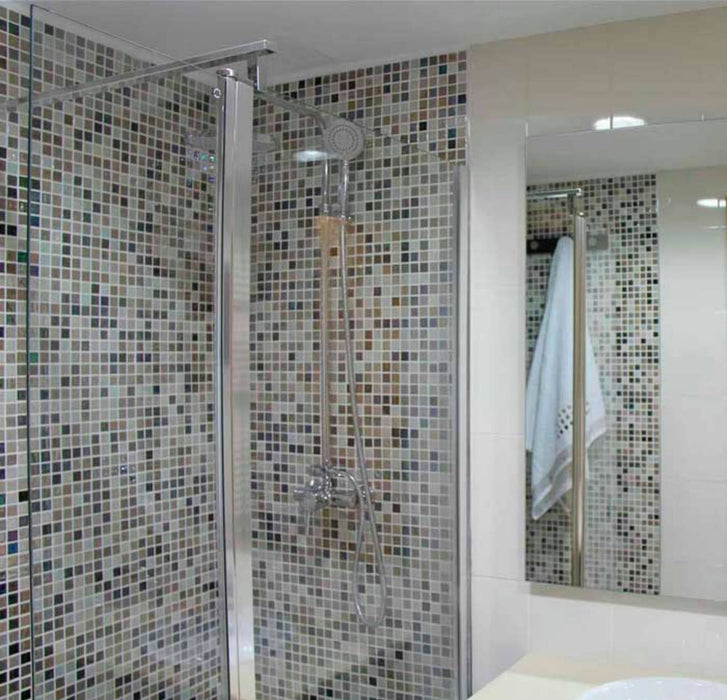 MOSAIC Acquaris Coffee - Size 31.6x31.6 Swimming Pool Bathroom Kitchen Wall Tiles