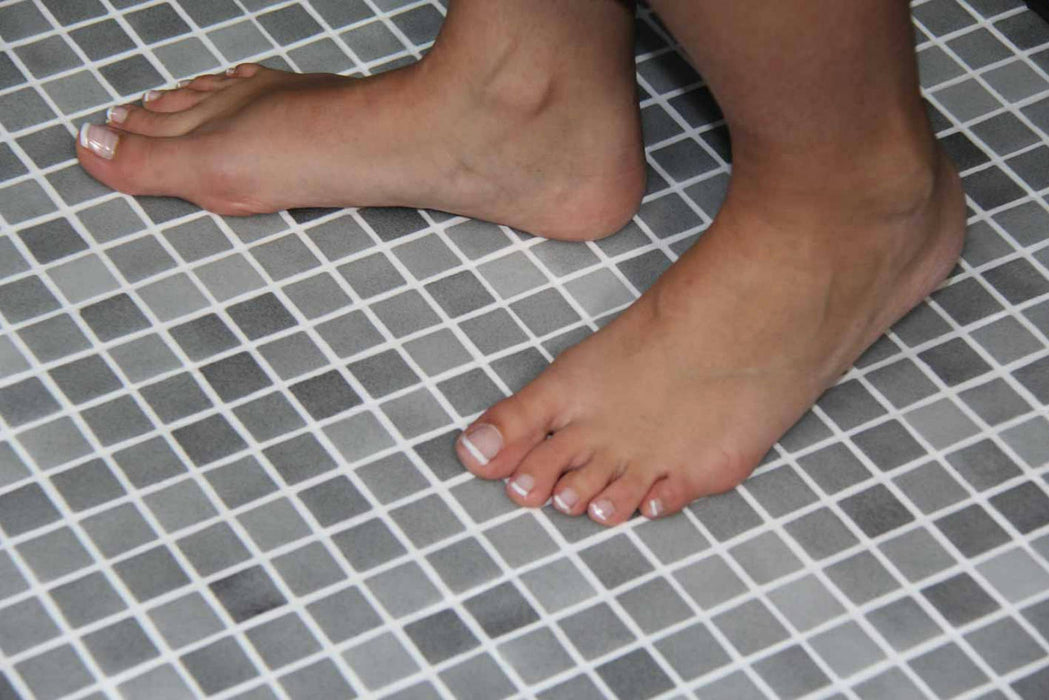 MOSAIC Br-4001-A Gris Oscuro Antideslizante Size 31.6x31.6 Swimming Pool Bathroom Kitchen Wall Floor Tiles