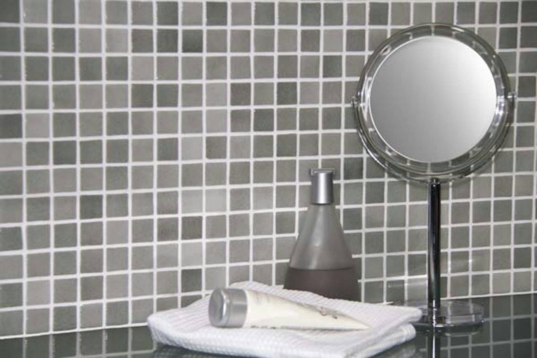 MOSAIC Br-4001 Gris Oscuro Size 31.6x31.6 Swimming Pool Bathroom Kitchen Wall Floor Tiles