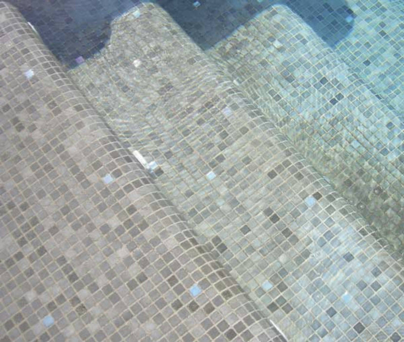 MOSAIC Br-4001 Gris Oscuro Size 31.6x31.6 Swimming Pool Bathroom Kitchen Wall Floor Tiles
