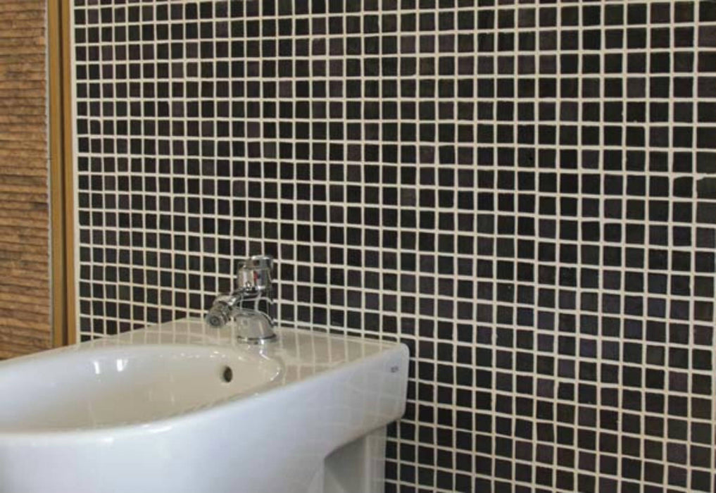 MOSAIC Br-9001-A Negro Size 31.6x31.6 Swimming Pool Bathroom Kitchen Wall Floor Tiles