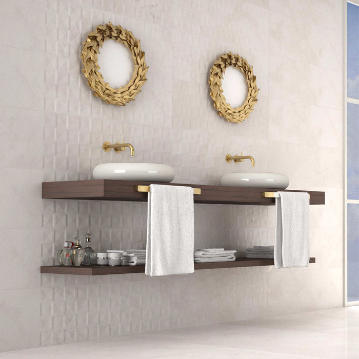 CAPITAL MARFIL DADOS DECOR 33X90 PORCELAIN SPANISH WALL TILES