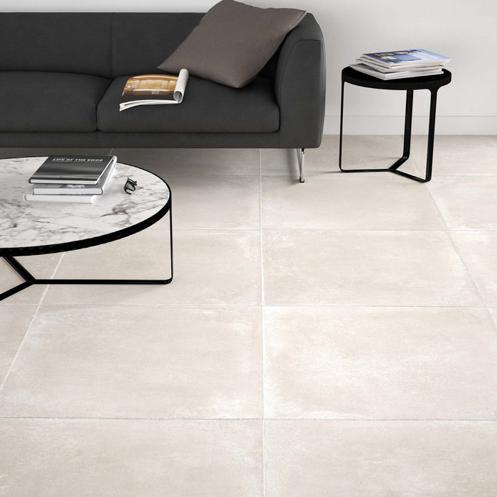 CONCRETE BEIGE 75x75 PORCELAIN SPANISH WALL & FLOOR BATHROOM TILES