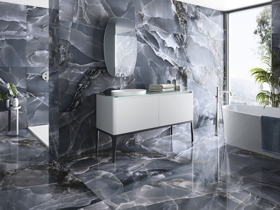 ONYX BLUE 60X120 SPANISH PORCELAIN BATHROOM & KITCHEN FLOOR AND WALL TILES