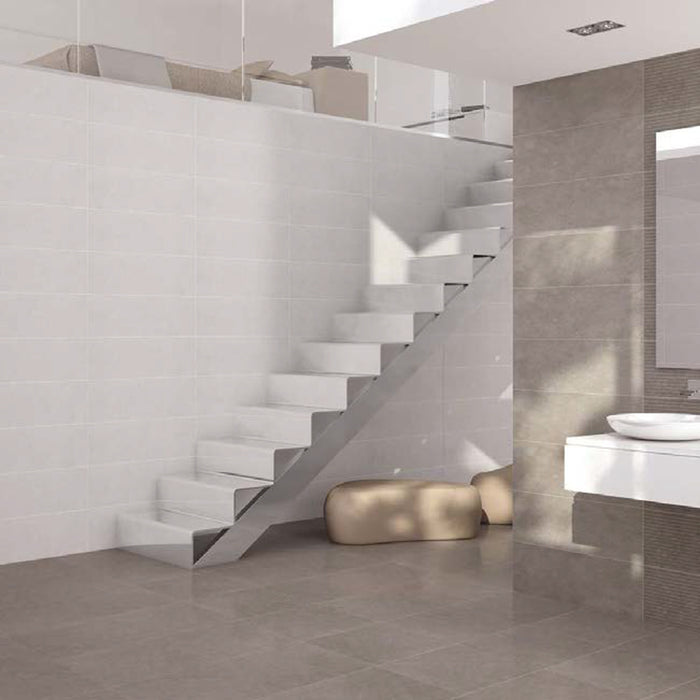 CEMENT BLANCO 25X75 SPANISH WALL & FLOOR BATHROOM TILES