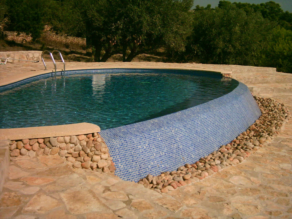MOSAIC Combi-1-A ( Br-2001+Br-2002 ) - Size 31.6x31.6 Swimming Pool Bathroom Kitchen Wall Floor Tiles