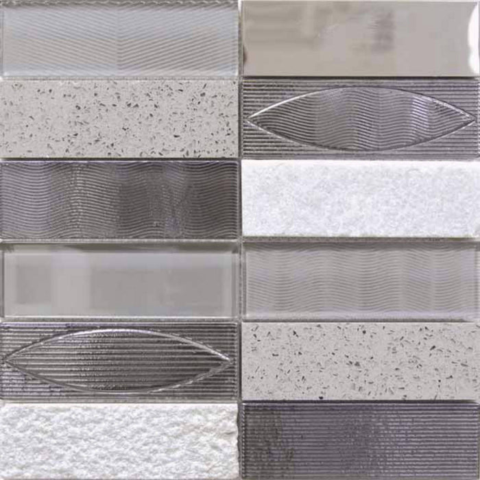 Geo Gris 30x30 DECORATIVE MOSAIC TILES