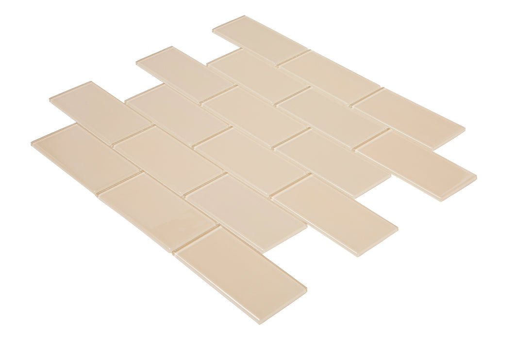 Creme Brulee Glass Mosaic