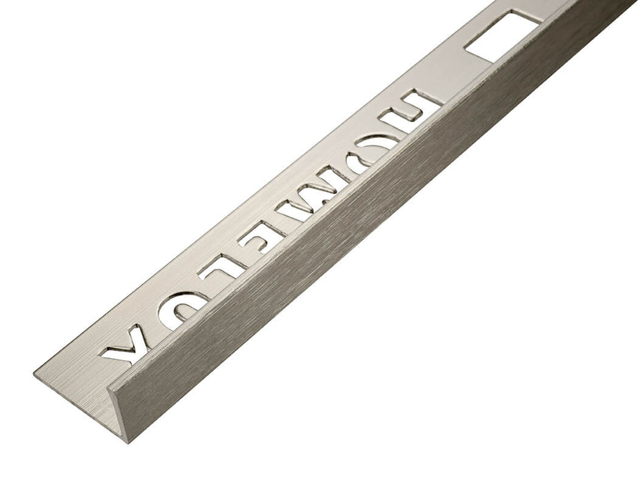 Homelux Champagne Metal Straight Edge Tile Trim 12.5mm 2.5M HPJT125CHAM25
