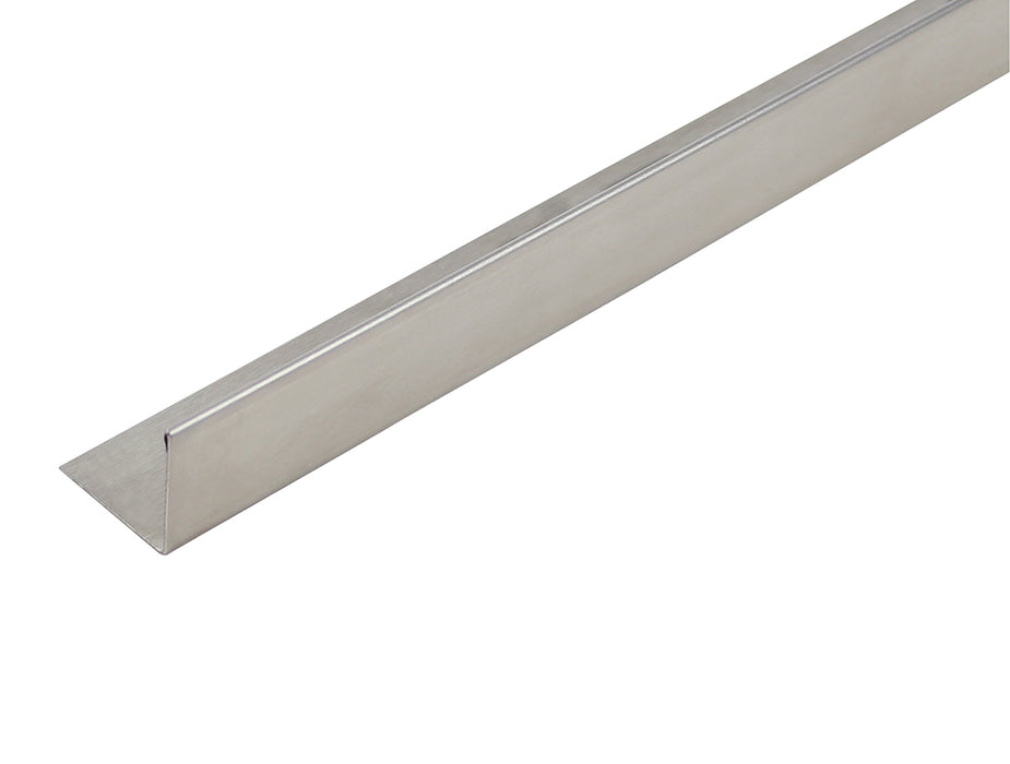 22mm Stainless Steel Straight Edge Tile Trim 2.5m