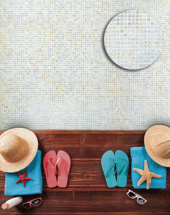 MOSAIC Iridis 90 - Size 31.6x31.6 Swimming Pool Bathroom Kitchen Wall Floor Tiles