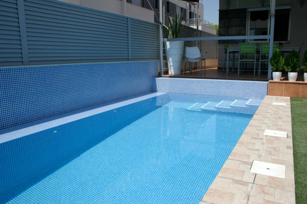 MOSAIC Mc-203-A Azul Claro Antideslizante - PRICE FOR BOX Swimming Pool Bathroom Kitchen Wall Tiles