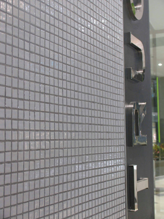 MOSAIC Mc-401-A Gris Oscuro - Size 31.6x31.6 Swimming Pool Bathroom Kitchen Wall Floor Tiles
