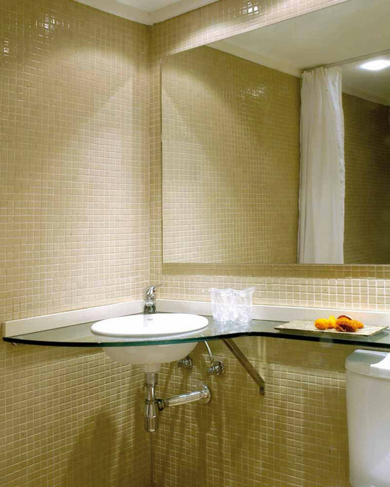 MOSAIC Mc-502 Beige Size 31.6x31.6 Swimming Pool Bathroom Kitchen Wall Floor Tiles