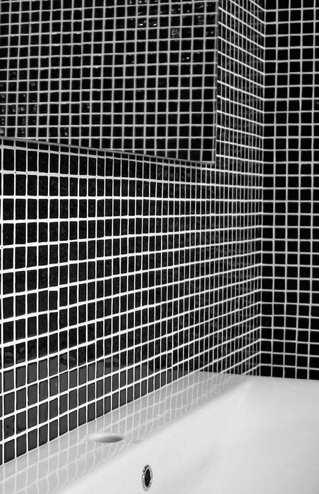 MOSAIC Mc-901-A Negro - Size 31.6x31.6 Swimming Pool Bathroom Kitchen Wall Floor Tiles