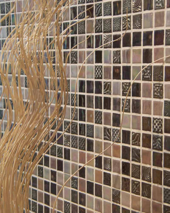 MOSAIC Oriental Coffee - Size 31.6x31.6 Swimming Pool Bathroom Kitchen Wall Floor Tiles