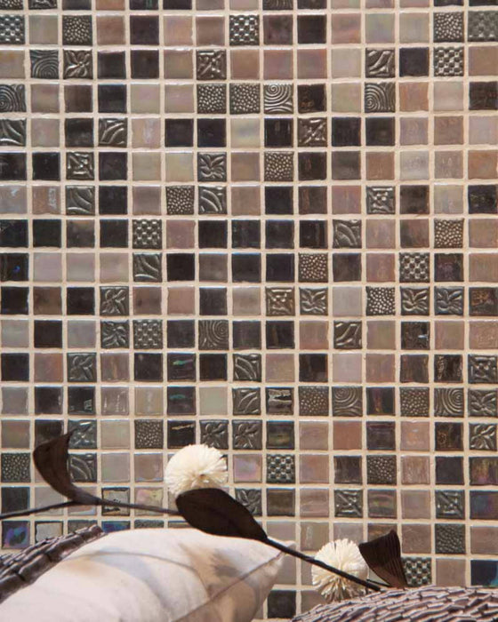 MOSAIC Oriental Coffee - Size 31.6x31.6 Swimming Pool Bathroom Kitchen Wall Floor Tiles